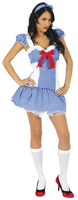 View Item Adult Ladies Uk Dress Size 6-8  Dorothy Girl Fancy Dress Costume Wizard Of Oz